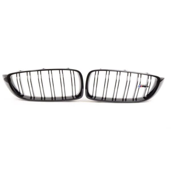 Genuine BMW F80 M3 OEM M Performance Front Grilles In Gloss Black