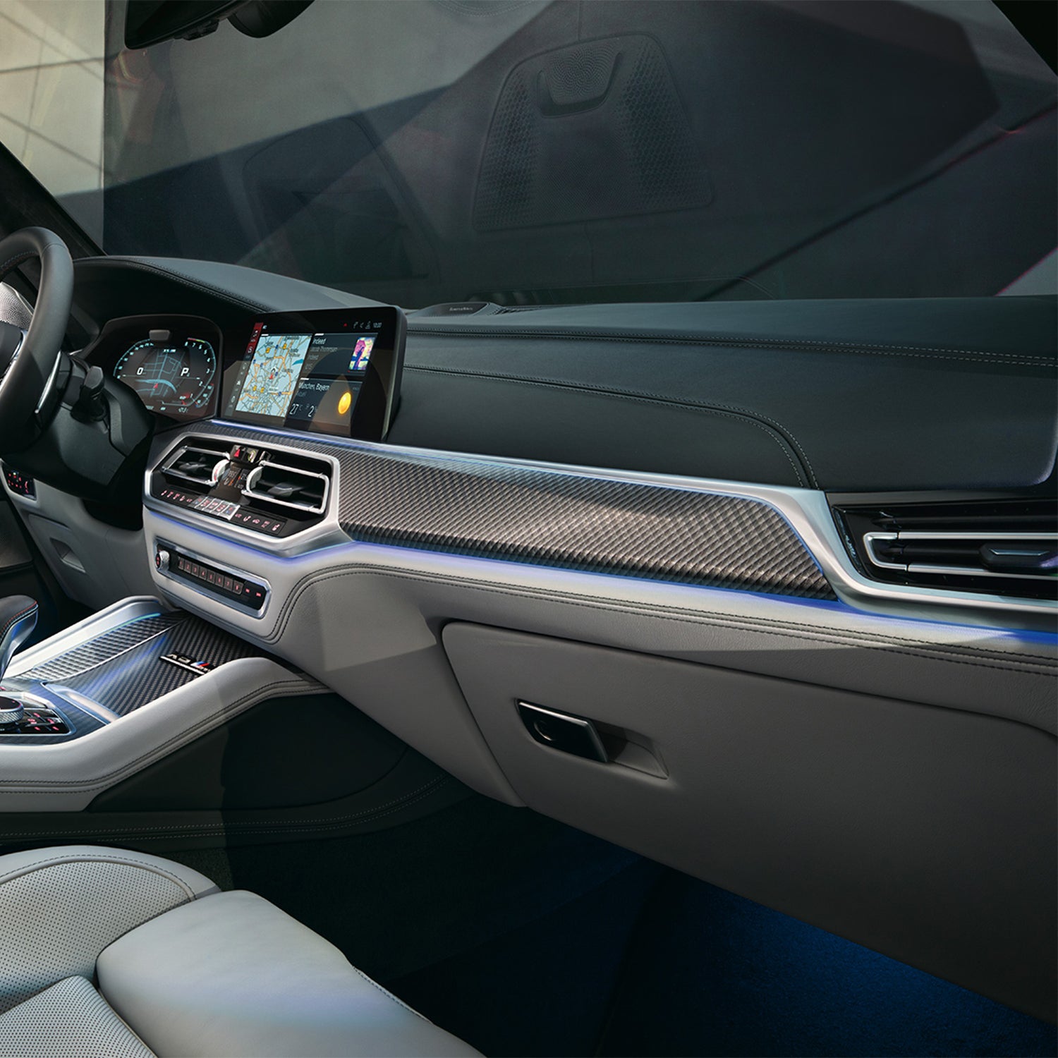 Genuine BMW F95 X5M, G05 X5, F96 X6M & G06 X6 Pre-LCI M Performance Carbon Fibre Dashboard Trim