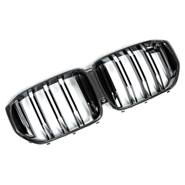 Genuine BMW F95 X5M M Performance Front Grille In Carbon Fibre & Gloss Black