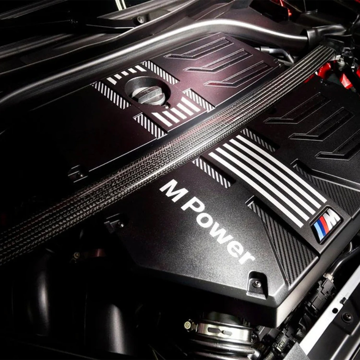 Genuine BMW F97 X3M & F98 X4M M Performance Carbon Fibre Engine Bay Strut Brace