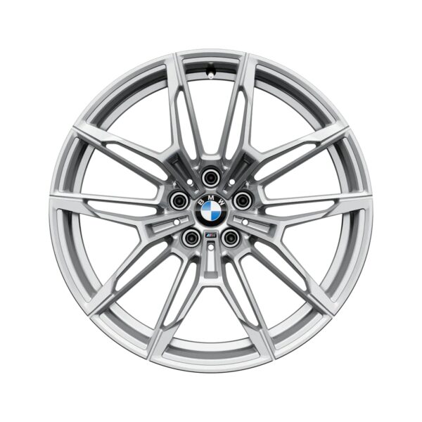Genuine BMW M Performance 825M Alloy Wheels In Silver For BMW G80/G81 M3, G82/G83 M4 and G87 M2
