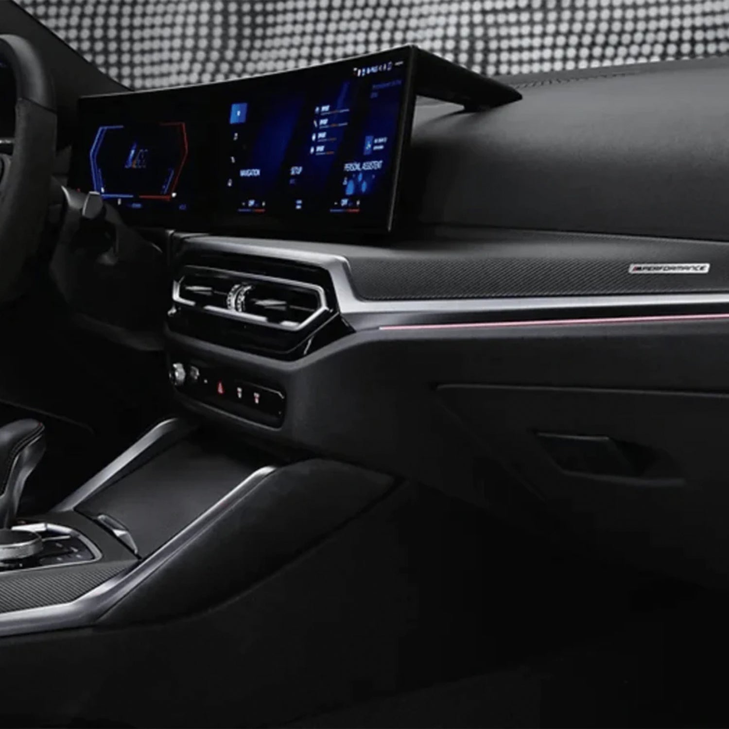 Genuine BMW M Performance G Series iDrive8 LCI Interior Trim Kit In Carbon Fibre & Alcantara