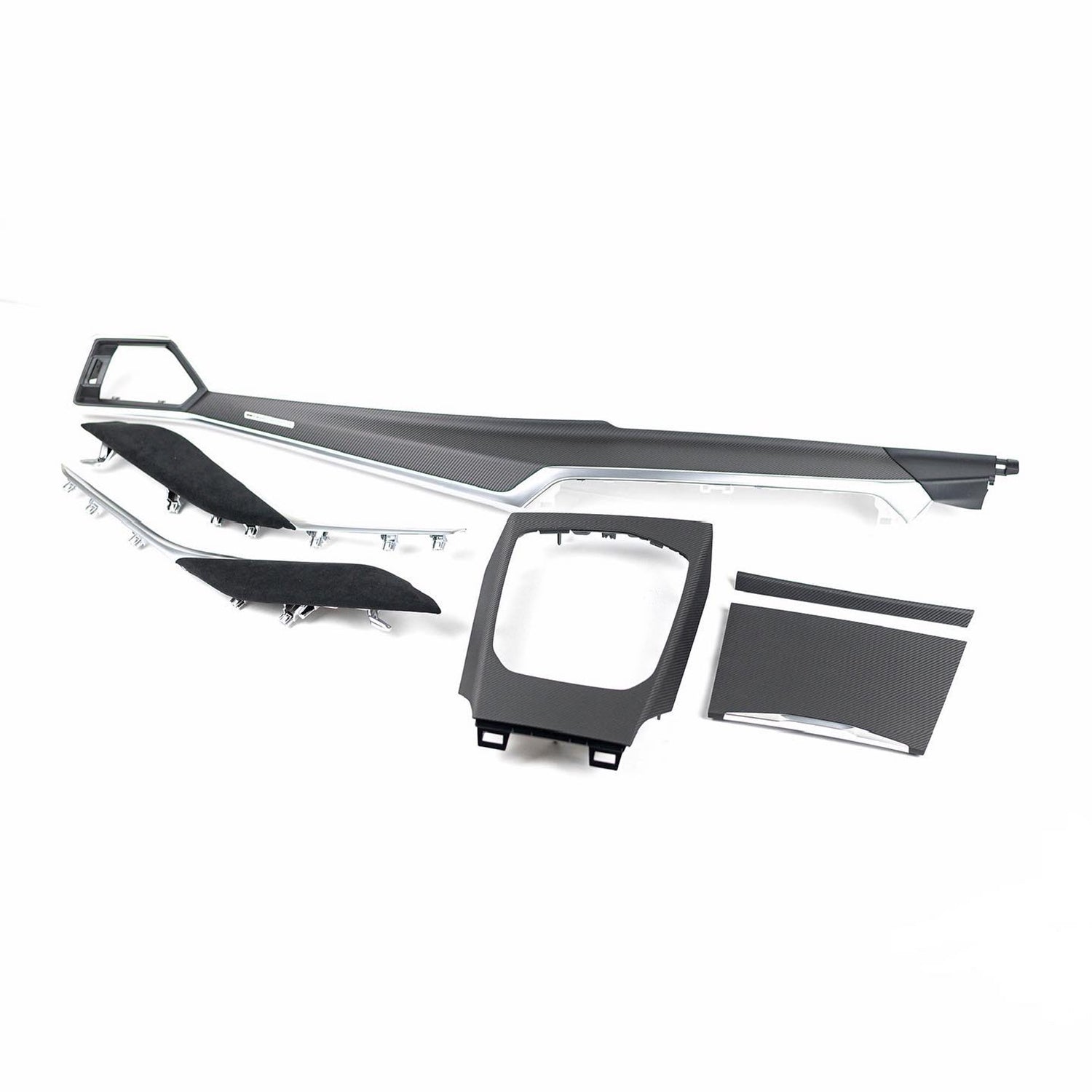 Genuine BMW M Performance G Series iDrive8 LCI Interior Trim Kit In Carbon Fibre & Alcantara