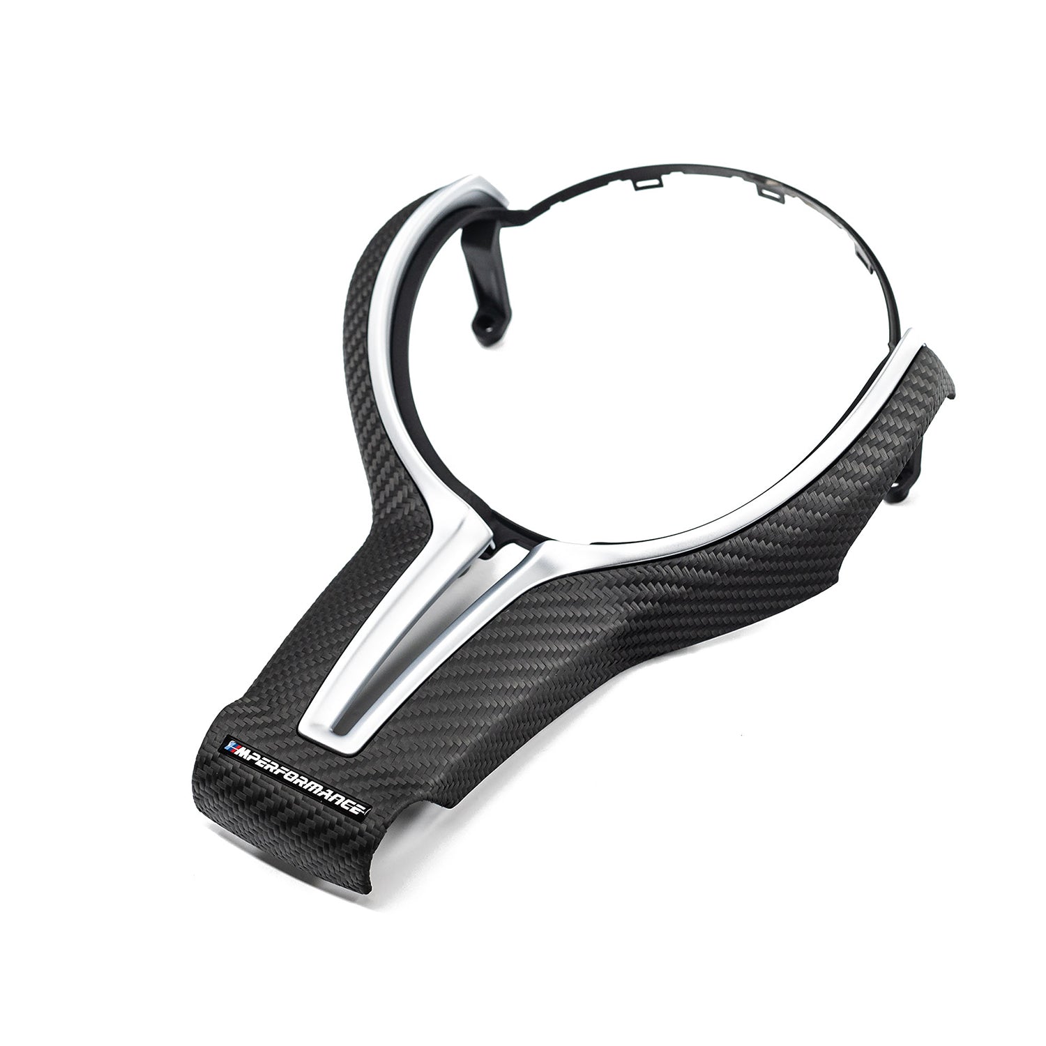 Genuine BMW M Performance Steering Wheel Trim Insert in Matte Exposed Carbon Fibre (F20, F22, F30, F32)