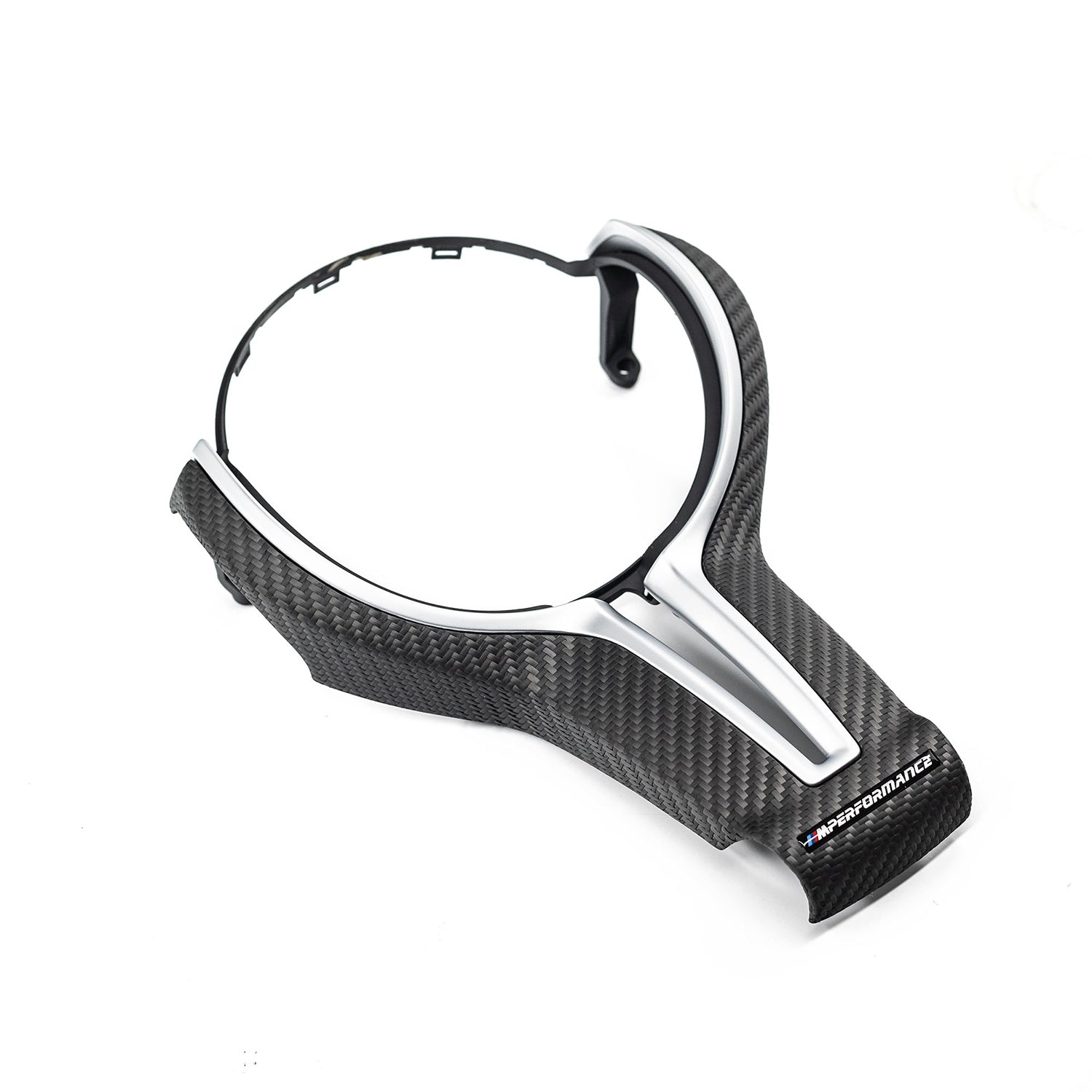 Genuine BMW M Performance Steering Wheel Trim Insert in Matte Exposed Carbon Fibre (F20, F22, F30, F32)
