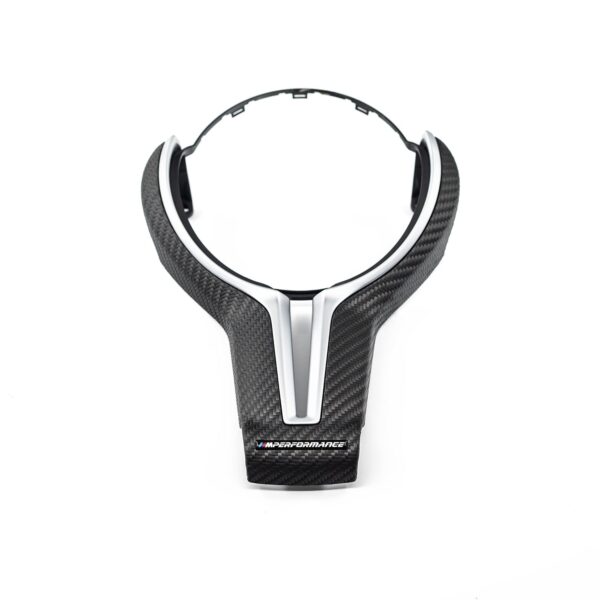 Genuine BMW M Performance Steering Wheel Trim Insert in Matte Exposed Carbon Fibre (F20, F22, F30, F32)