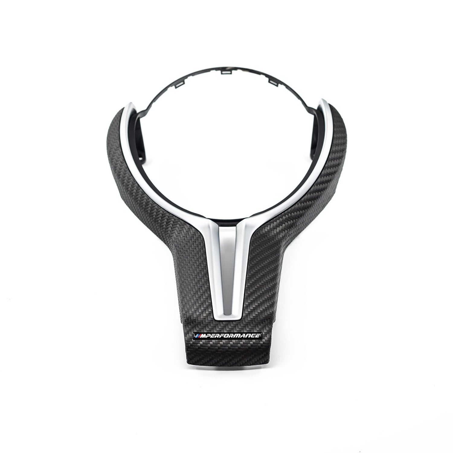 Genuine BMW M Performance Steering Wheel Trim Insert in Matte Exposed Carbon Fibre (F20, F22, F30, F32)