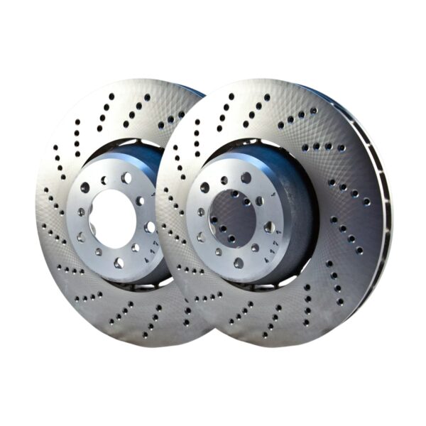 Genuine BMW OEM Front Brake Discs/Rotors Pair For BMW E60/E61 M5 & E63/E64 M6