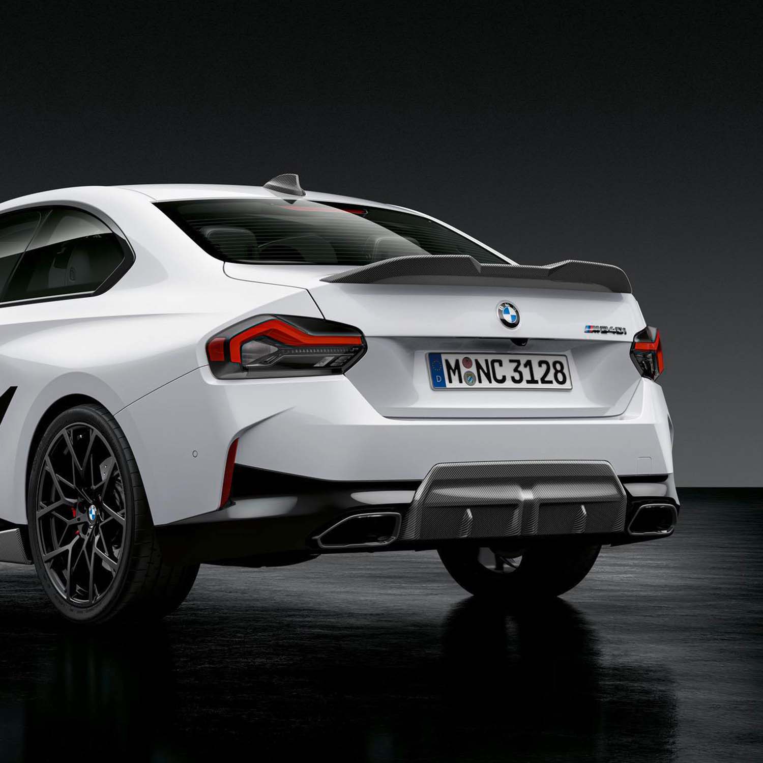 M Performance Rear Diffuser for BMW 2 Series M240i G42 (2021+) in Carbon Fibre